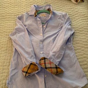 Barbour Blue Tartan Button Down